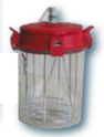Anaerobic Jar with Rack for 11 Petri Dishes